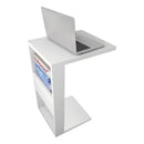 Mesa De Apoio Para Notebook E Sofá Branco Book Líder Design