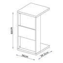 Mesa De Apoio Para Notebook E Sofá Branco Book Líder Design