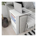 Mesa De Apoio Para Notebook E Sofá Branco Book Líder Design
