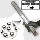 Kit 04 Pares De Corrediça Telescópica Para Gaveta 300mm